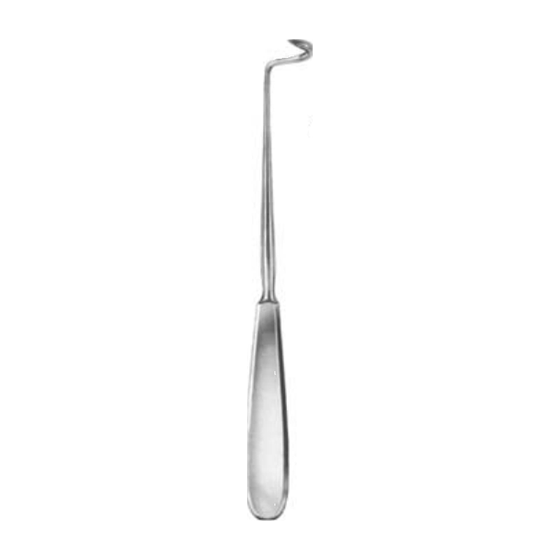 Deschamps Ligature Needle, Left, Sharp, 21 cm