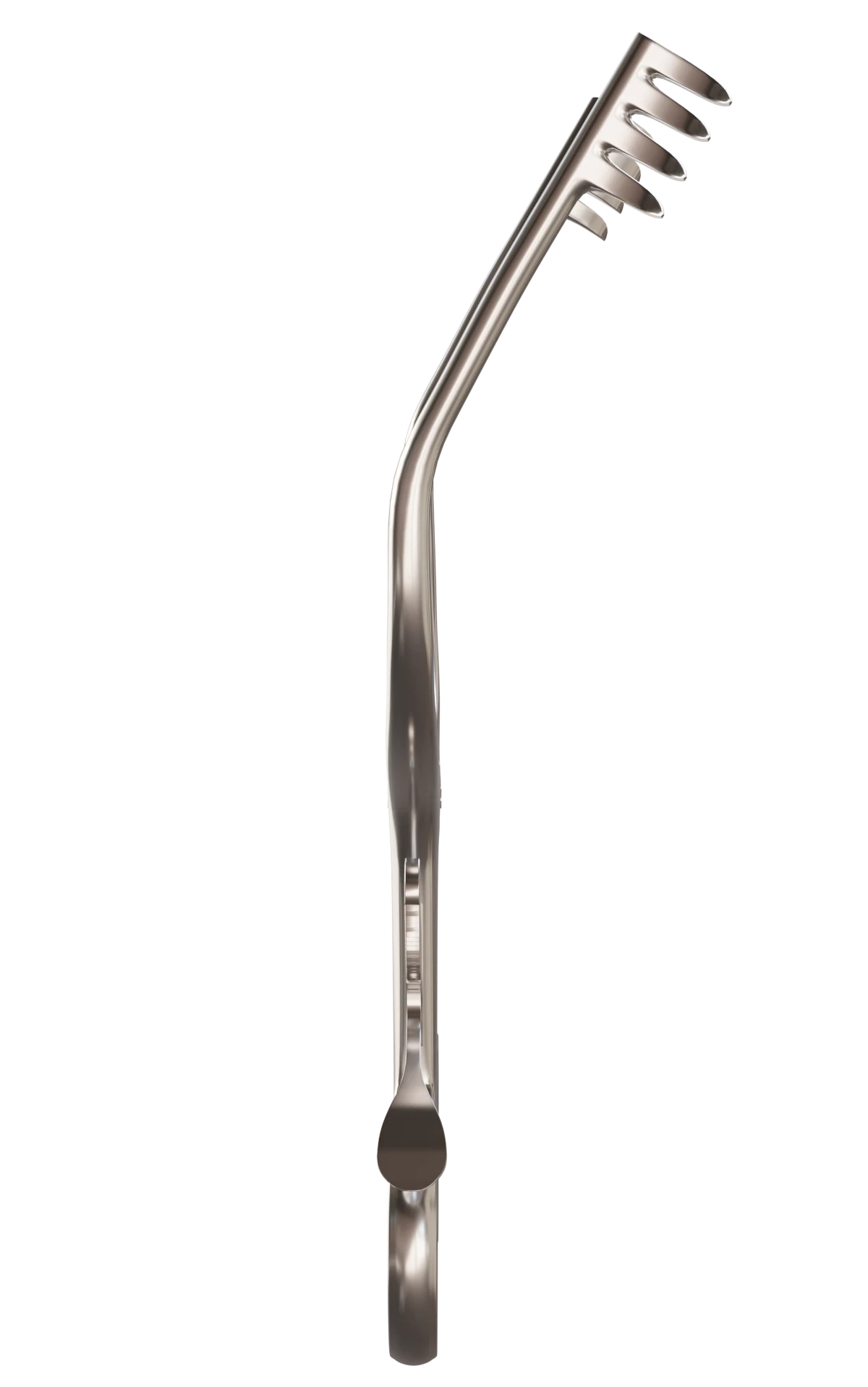 Self-retaining retractor turning as you scroll